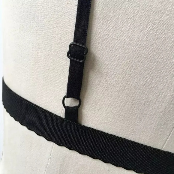 Strappy Bra Lace Bralette Adjustable Plunge - Picture 5 of 7